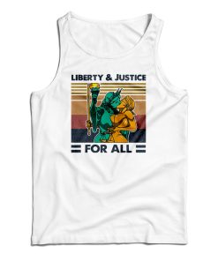 Get It Now Liberty And Justice For All Vintage Tank Top For UNISEX