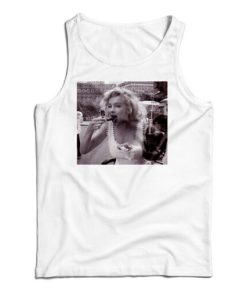 Get It Now Marilyn Monroe Eating The Glick With No Protection Tank Top