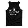 Get It Now Never Forget Nostalgic Floppy Disk Cassette Tank Top