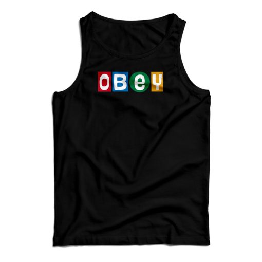 Get It Now Obey Big Shot Tank Top For Men’s And Women’s