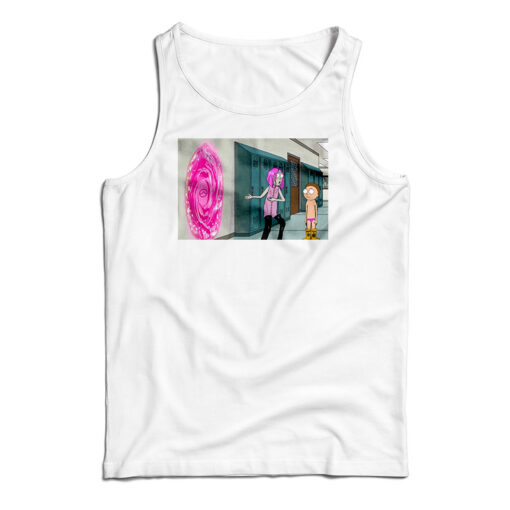 Get It Now Out Rick And Morty Lady Gaga Parody Tank Top For UNISEX