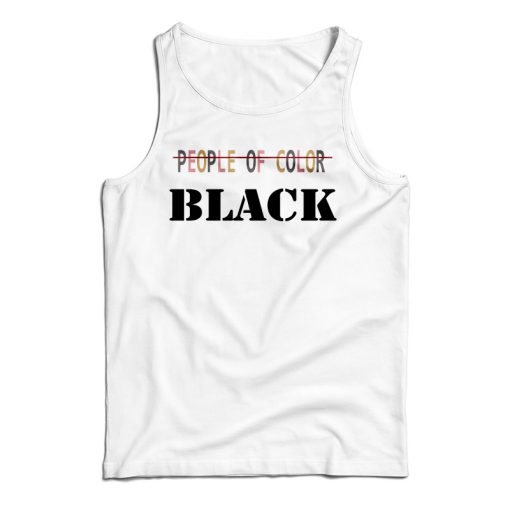 Get It Now People Of Color Black Tank Top For Men’s And Women’s