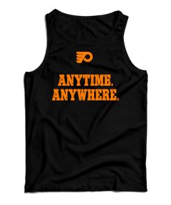 Get It Now Philadelphia Flyers Anytime Anywhere Logo Tank Top Get It Now Philadelphia Flyers Anytime Anywhere Logo Tank Top