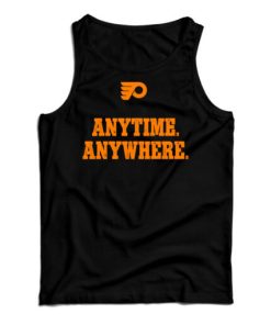 Get It Now Philadelphia Flyers Anytime Anywhere Logo Tank Top