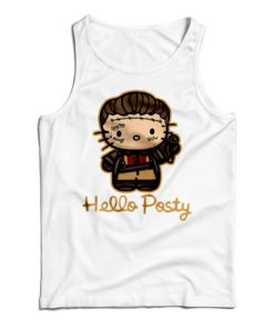 Get It Now Post Malone Hello Posty Hello Kitty Tank Top For UNISEX