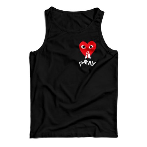 Get It Now Pray Commes Des Garcons Play Parody Tank Top For UNISEX