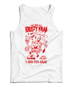 Get It Now The Krusty Krab Now Delivering Tank Top For UNISEX