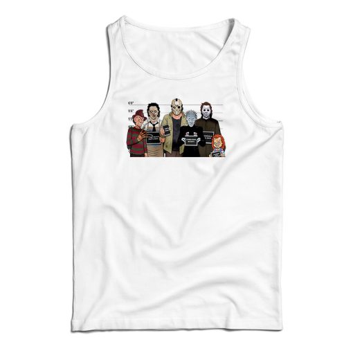 Get It Now The Usual Horror Suspects Classic Halloween Tank Top