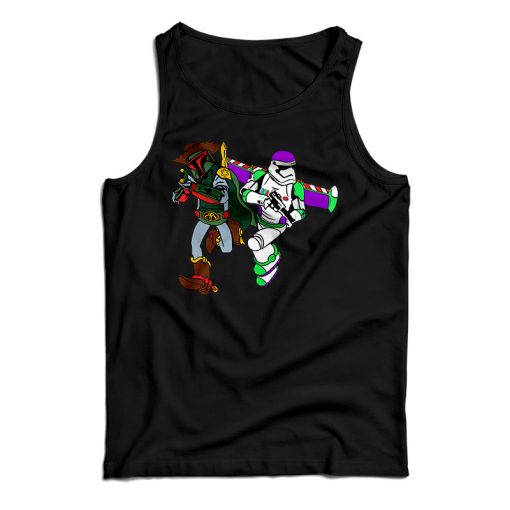 Get It Now Toy Story Star Wars Crossover Tank Top For UNISEX