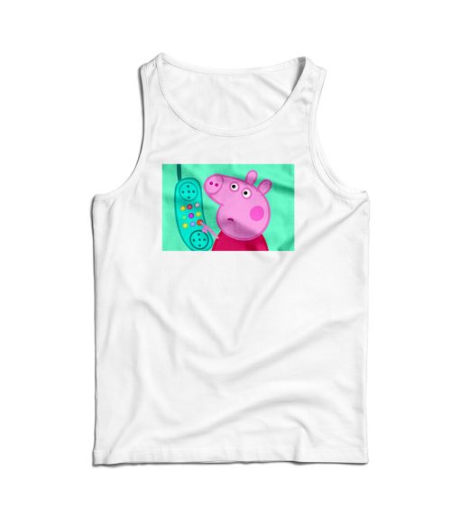 Get it Now Peppa Pig Whistle Tank Top For Men’s And Women’s