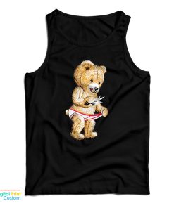 Giannis Antetokounmpo Teddy Bear Snap Box Tank Top Giannis Antetokounmpo Teddy Bear Snap Box Tank Top