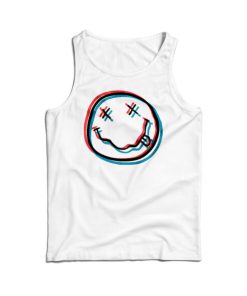 Glitchy Nirvana Smiley Face Tank Top For Men's And Women's 8 Glitchy Nirvana Smiley Face Tank Top For Mens And Womens 17