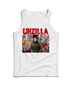 Go Unzilla Tank Top Featuring Kim Jong Un As Godzilla For UNISEX Go Unzilla Tank Top Featuring Kim Jong Un As Godzilla For UNISEX