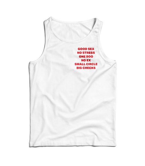 Good Sex No Stress One Boo Pocket Tank Top For Men’s And Women’s