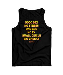 Good Sex No Stress One Boo Tank Top For Men’s And Women’s