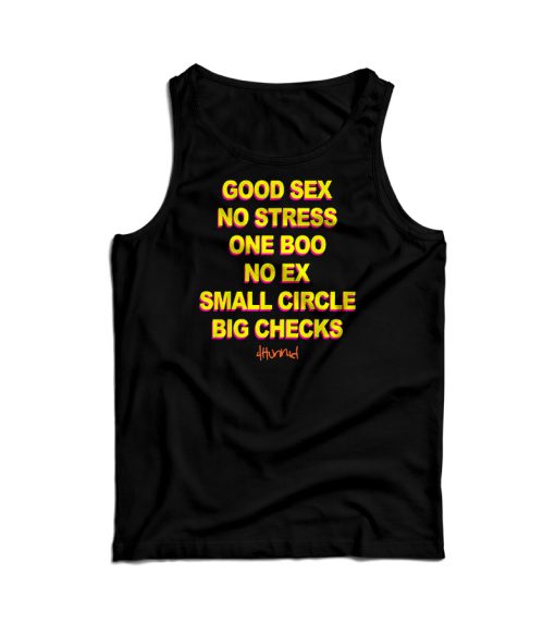 Good Sex No Stress One Boo Tank Top For Men’s And Women’s