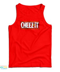 Grab It Fast Cheez-It Logo Tank Top For UNISEX Grab It Fast Cheez-It Logo Tank Top For UNISEX