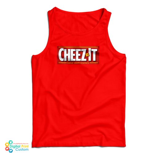 Grab It Fast Cheez-It Logo Tank Top For UNISEX