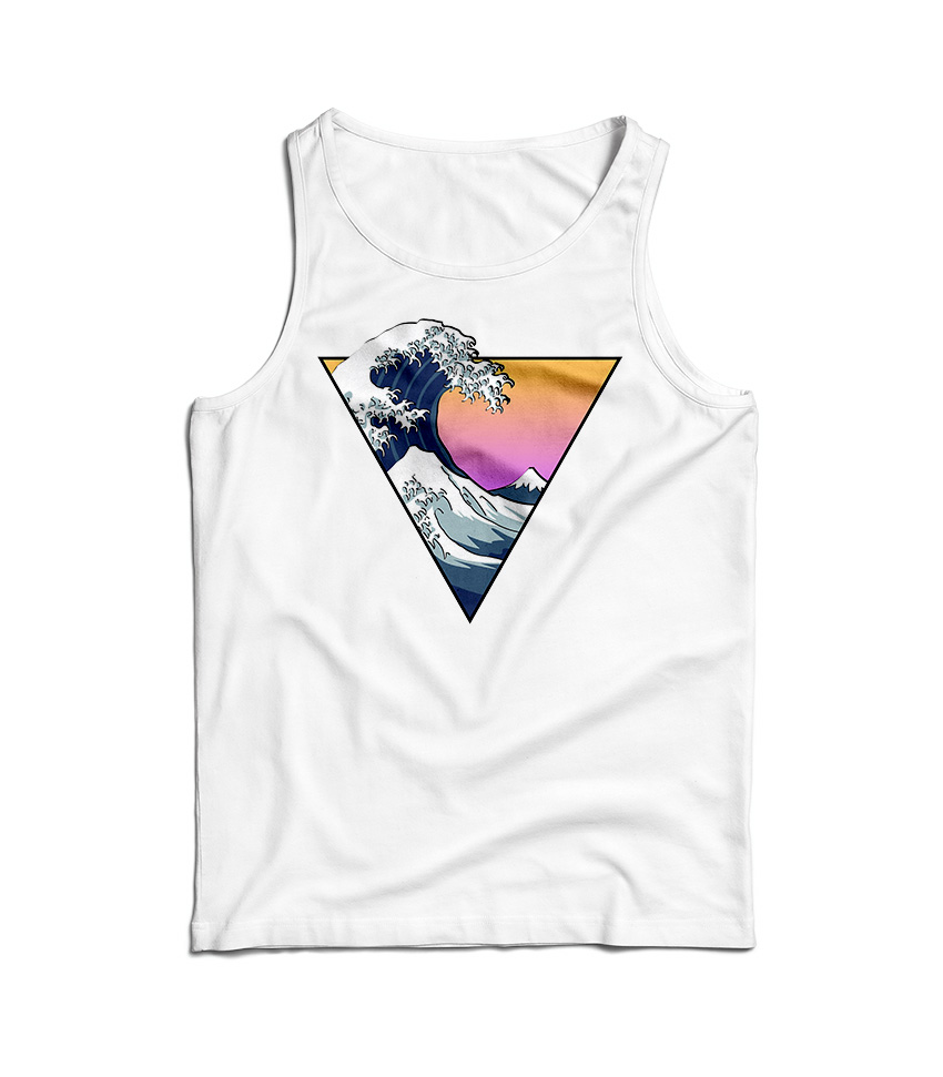 Great Wave Aesthetic Tank Top Cheap For Men's And Women's Great Wave Aesthetic Tank Top Cheap For Men's And Women's