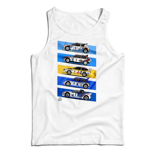 Group B 1986 Line Up Tank Top For UNISEX