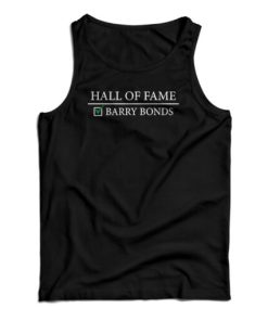 Hall Of Fame Barry Bonds Tank Top For UNISEX
