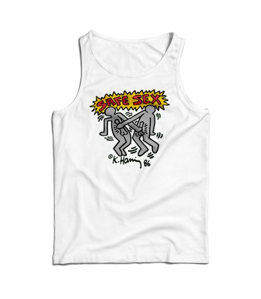 Harry Styles Keith Haring Safe Sex Tank Top For Men’s And Women’s