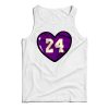 Heart 24 Kobe Bryant Tank Top For Men’s And Women’s