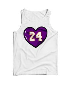 Heart 24 Kobe Bryant Tank Top For Men’s And Women’s