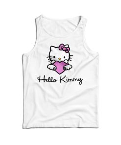 Hello Kimmy Kanye West Kim Kardashian Couple Tank Top For UNISEX