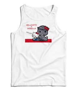 Hello Kitty X Godzilla Tank Top For UNISEX