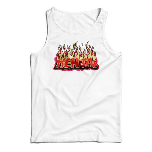 Hentai Graffiti Flames Tank Top For UNISEX