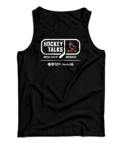 Hockey Talks Mental Health Awareness Arizona Coyotes Tank Top Hockey Talks Mental Health Awareness Arizona Coyotes Tank Top