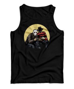 Horror Scary Movie Villains Playing Video Games Tank Top For UNISEX Horror Scary Movie Villains Playing Video Games Tank Top For UNISEX