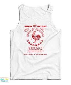Huy Fong Foods Sriracha Hot Chili Sauce Tank Top For UNISEX