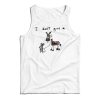 I Don’t Give A Rats Ass Funny Mouse Walking Donkey Tank Top