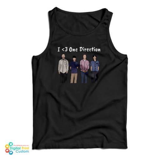 I Love One Direction Weezer Tank Top