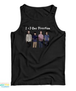I Love One Direction Weezer Tank Top