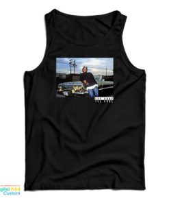 Ice Cube Leaning On Car Lowrider Impala Tank Top For UNISEX