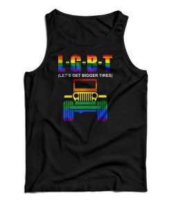 Jeep LGBT Let's Get Bigger Tires Tank Top 1