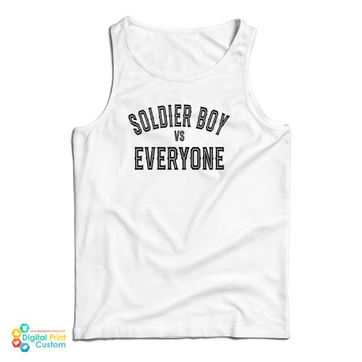 Jensen Ackles Soldier Boy Vs Everyone Tank Top For UNISEX