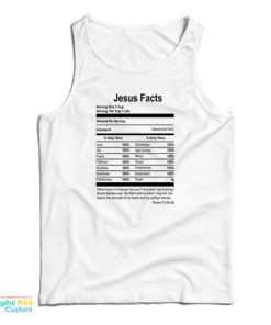 Jesus Facts – Psalm 7325-26 Tank Top