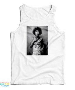 Jimi Hendrix Wearing Sonics Jersey Tank Top For UNISEX