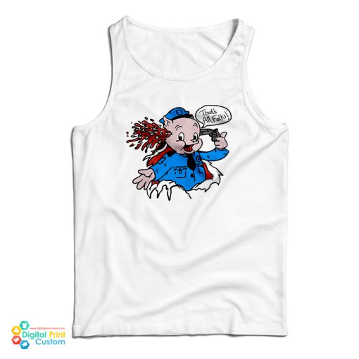 Joe Joegan Porky Pig That’s All Folks Tank Top For UNISEX