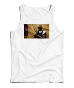 Jordan Holding A Baseball Bat With A Cigar In Mouth Tank Top