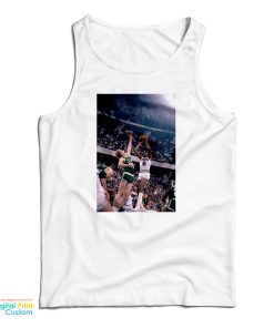 Julius Erving Jump Shot Against Rival Larry Bird Tank Top For UNISEX Julius Erving Jump Shot Against Rival Larry Bird Tank Top For UNISEX