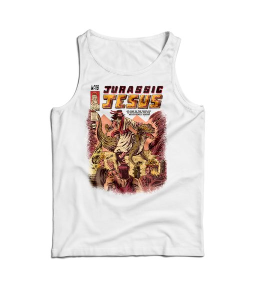 Jurassic Jesus Tank Top Cheap For Men’s And Women’s