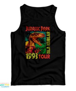 Jurassic Park Isla Nublar 1993 Tour Poster Tank Top For UNISEX