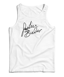 Justin Bieber Signature Tank Top For UNISEX Justin Bieber Signature Tank Top For UNISEX