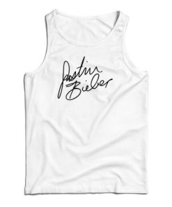 Justin Bieber Signature Tank Top For UNISEX