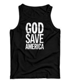 Kanye West God Save America Tank Top